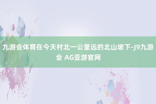 九游会体育在今天村北一公里远的北山坡下-J9九游会 AG亚游官网